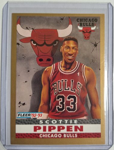 Scottie Pippen Fleer 92-93 kosárlabda kártya