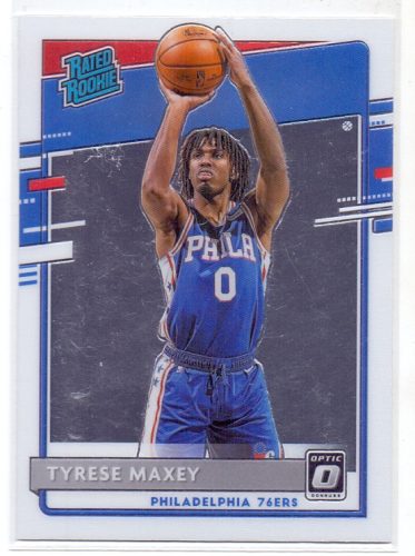 Tyrese Maxey Optic Rated Rookie 2020-2021 RC kosárlabda kártya