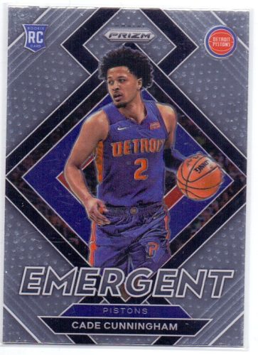 Cade Cunningham Prizm Emergent 2021-2022 RC kosárlabda kártya