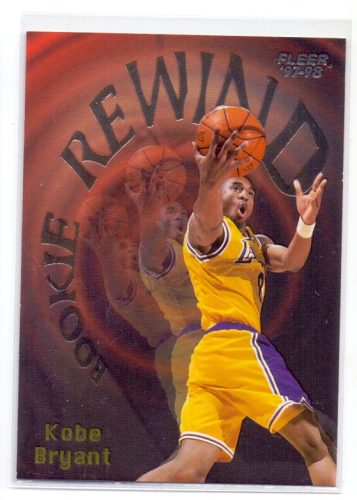 Kobe Bryant Fleer Rookie Rewind 1997-1998 kosárlabda kártya