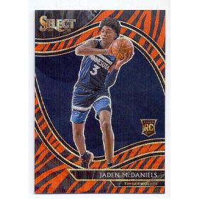   Jaden McDaniels Select Tiger 2020-2021 RC kosárlabda kártya