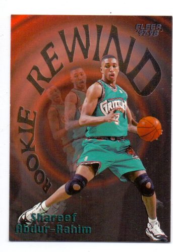 Shareef Abdur-Rahim Rookie Rewind Fleer 1997-1998 kosárlabda kártya