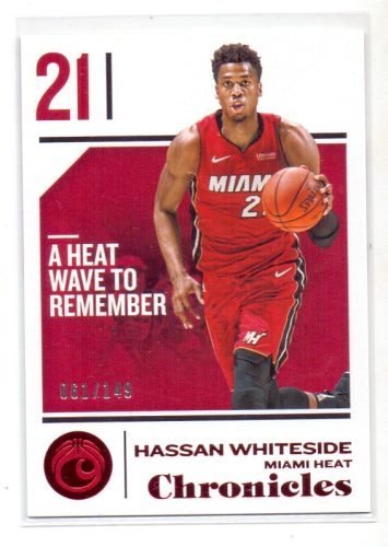 Hassan Whiteside Chronicles /149 2018-2019 kosárlabda kártya