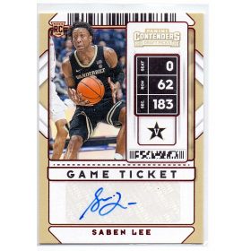   Saben Lee Aláírt Panini Contenders 2020-2021 kosárlabda kártya