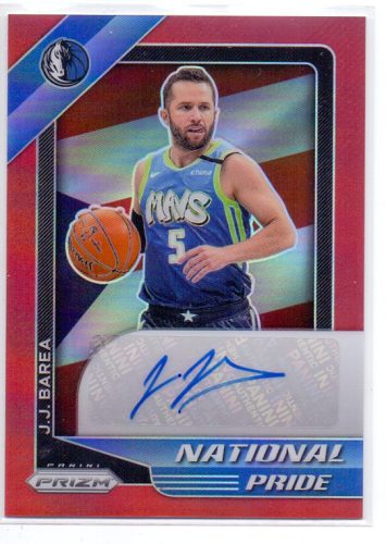 J.J. Barea Aláírt Panini Prizm 2020-2021 kosárlabda kártya