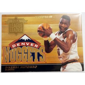   Dikembe Mutombo Fleer NBA League Leader (4) 1994-1995 kosárlabda kártya