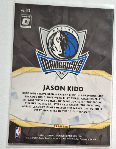Jason Kidd Optic Winner Stays (2020-2021) kosárlabda kártya