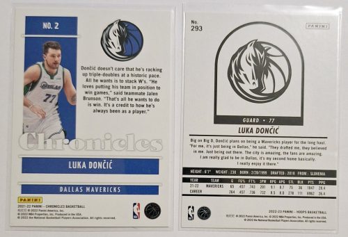 2 db. Luka Doncic NBA kosárkártya egyben