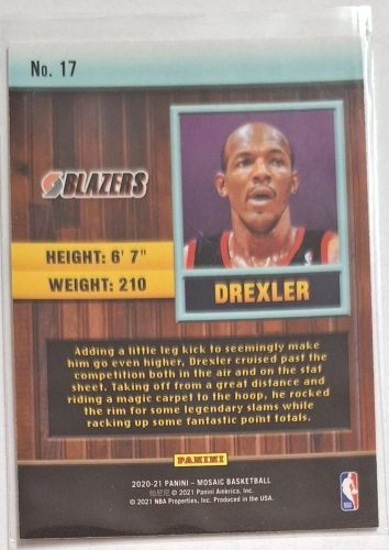 Clyde Drexler Jam Masters Mosaic (2020-2021) kosárlabda kártya