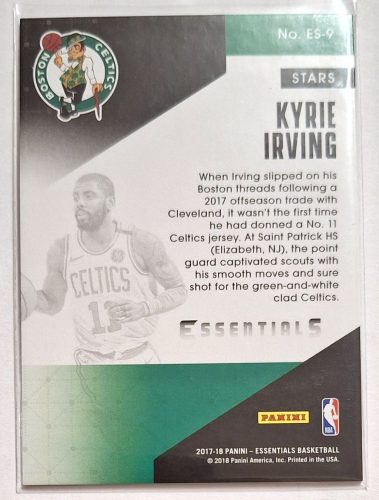 Kyrie Irving Essentials Stars (2017-2018) kosárlabda kártya