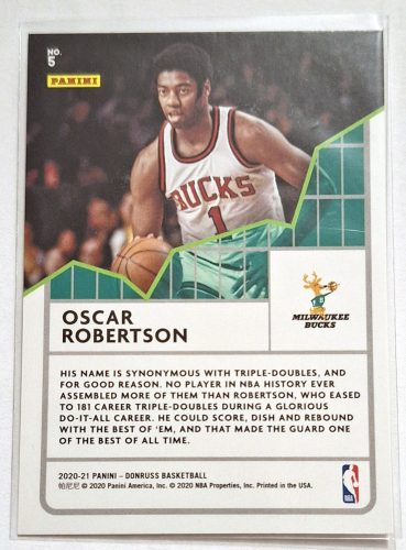 Oscar Robertson Donruss League Leaders (2020-2021) kosárlabda kártya