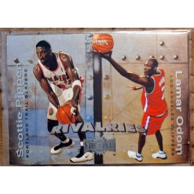   Scottie Pippen Lamar Odom NBA Metal kosárlabdakártya 1999-2000 Rivalries
