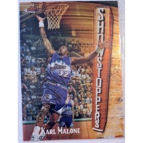   Karl Malone NBA Topps Finest 1996-1997 kosárlabdakártya Show Stopping Effect