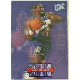   Karl Malone NBA Fleer Ultra 1996-1997 kosárlabdakártya Play of the game