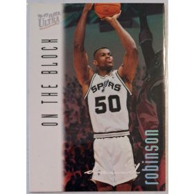   David Robinson NBA Fleer Ultra 1996-1997 kosárlabdakártya On the block