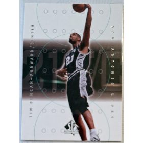 Tim Duncan NBA SP AUTHENTIC 2001 kosárlabdakártya