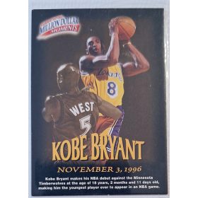   Kobe Bryant NBA Fleer Million Dollar Moments 1997-1998 kosárlabdakártya