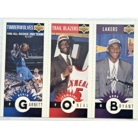   Kobe Bryant / Kevin Garnett / Jermaine O'neal NBA Upper Deck RC Rookie 1996-1997 kosárlabdakártya