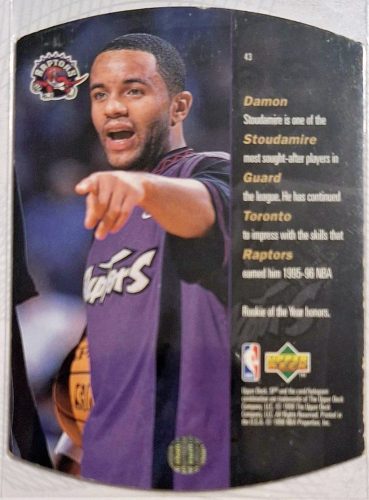 Damon Stoudamire NBA SPx 1997-1998 kosárlabdakártya