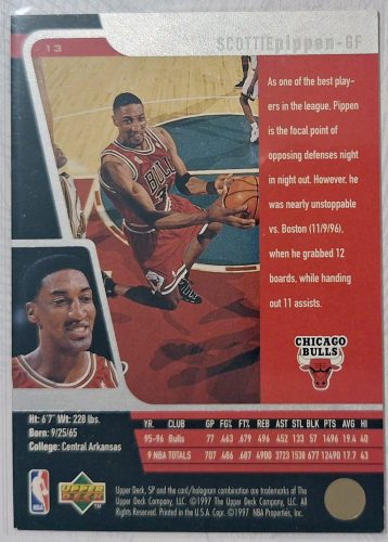 Scottie Pippen NBA SP 1997-1998 kosárlabdakártya