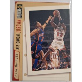   Michael Jordan NBA Collectors Choice Assigment:Jordan (John Starks) 1996 kosárlabdakártya