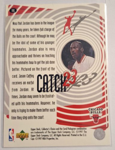 Michael Jordan NBA Collectors Choice Catch 23 1997 kosárlabdakártya (195)