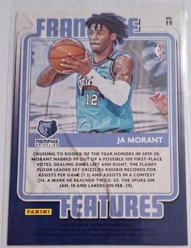 Ja Morant NBA Franchise Features 2020-2021 kosárlabdakártya