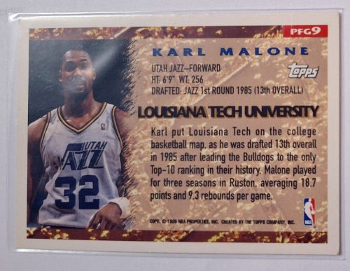 Karl Malone NBA Topps 1995 kosárlabdakártya