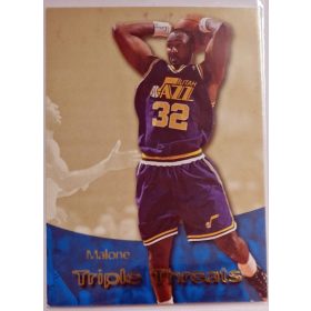   Karl Malone NBA SkyBox Triple Threats 1996 kosárlabdakártya