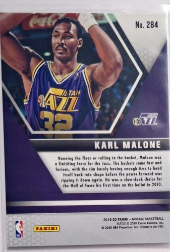 Karl Malone NBA Mosaic Hall of Fame 2019-2020 kosárlabdakártya
