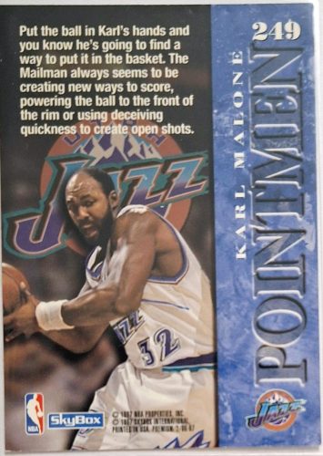 Karl Malone NBA Skybox Premium Point Men 1997 kosárlabdakártya
