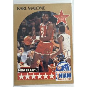   Karl Malone NBA Hoops All-Star Weekend 1990 Miami 1990 kosárlabdakártya