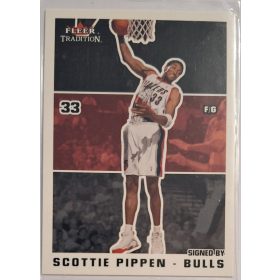 Scottie Pippen NBA Fleer Signed by 2003 kosárlabdakártya