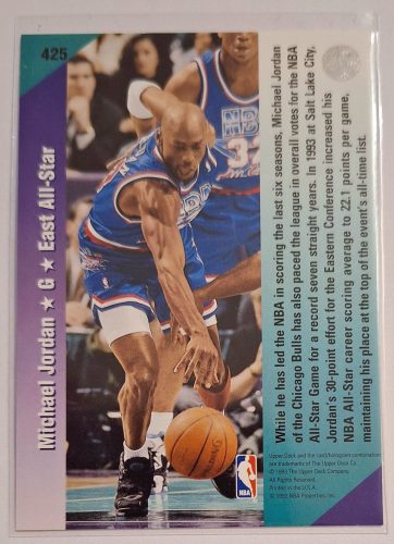 Scottie Pippen NBA Upper Deck All-Star Weekend 1993 kosárlabdakártya