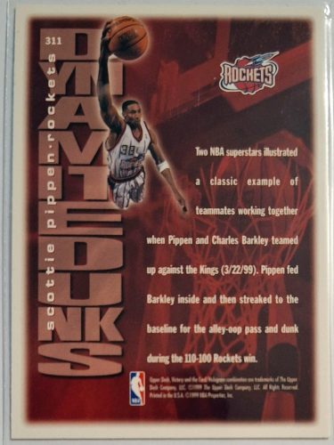 Scottie Pippen NBA Dynamite Dunks 1999 kosárlabdakártya