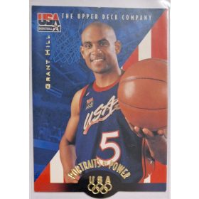   Grant Hill NBA Portraits of Power Usa Basketball 1996 kosárlabdakártya