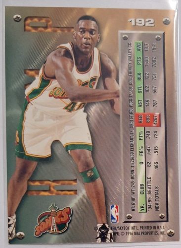 Shawn Kemp NBA Shawn Kemp 1995-1996 kosárlabdakártya