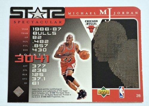 Michael Jordan NBA Spectacular (28) kosárlabdakártya  1998