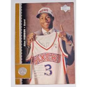   Allen Iverson NBA Upper Deck RC Rookie kosárlabdakártya 1996-1997