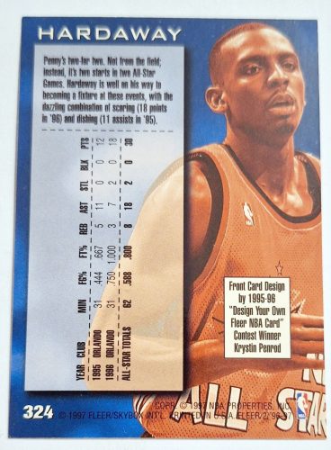 Anfernee Hardaway NBA Fleer All-Star 1996-1997