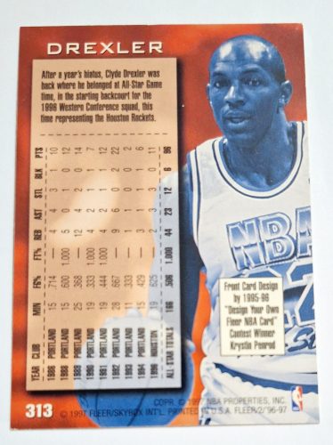 Clyde Drexler NBA Fleer All-Star 1996-1997