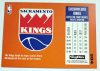 Sacramento Kings NBA SkyBox LOGÓ Kosárlabdakártya 1992 (Mitch Richmond)