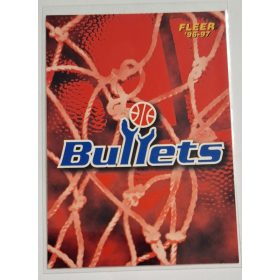   Washington Bullets NBA Fleer LOGÓ Kosárlabdakártya 1996-1997