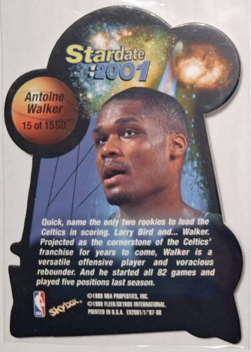 Antoine Walker NBA Stardate EX Kosárlabdakártya 2001