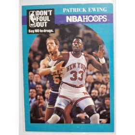   Patrick Ewing NBA Hoops Don't foul out Kosárlabdakártya 1990
