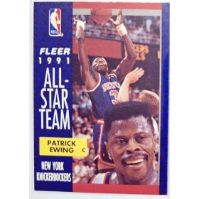   Patrick Ewing NBA All-Star Team Fleer Kosárlabdakártya 1991