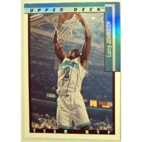   Larry Johnson NBA Upper Deck Team MVP Kosárlabdakártya 1992-1993