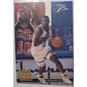   Larry Johnson NBA Flair Strong Suit USA Basketball Kosárlabdakártya 1994