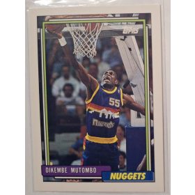  Dikembe Mutombo NBA Topps (First Year) Kosárlabdakártya 1993