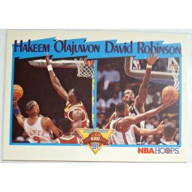   Hakeem Olajuwon/David Robinson Hoops NBA Kosárlabdakártya 1991